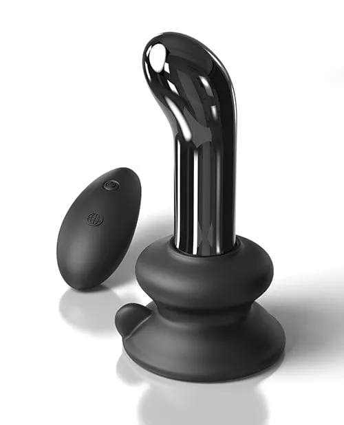 Icicles No 84 Hand Blown Glass Vibrating Butt Plug with Remote Black Pipedream Products Anal Icicles No 84 Hand Blown Glass Vibrating Butt Plug with Remote Black Pipedream Products Anal