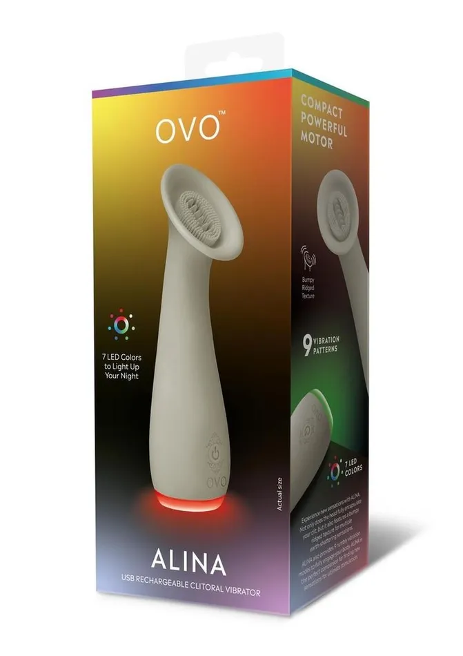 OVO OVO Alina Rechargeable Silicone Clitoral Vibrator Female Sex Toys OVO OVO Alina Rechargeable Silicone Clitoral Vibrator Female Sex Toys